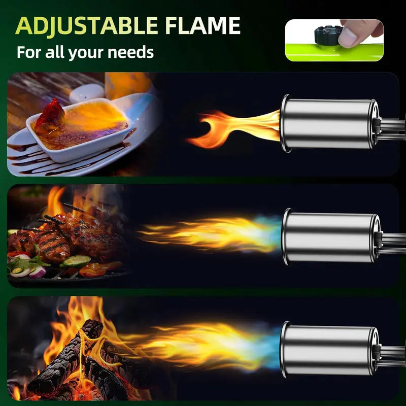 Heavy-Duty Portable Propane Torch With Max Flame Control