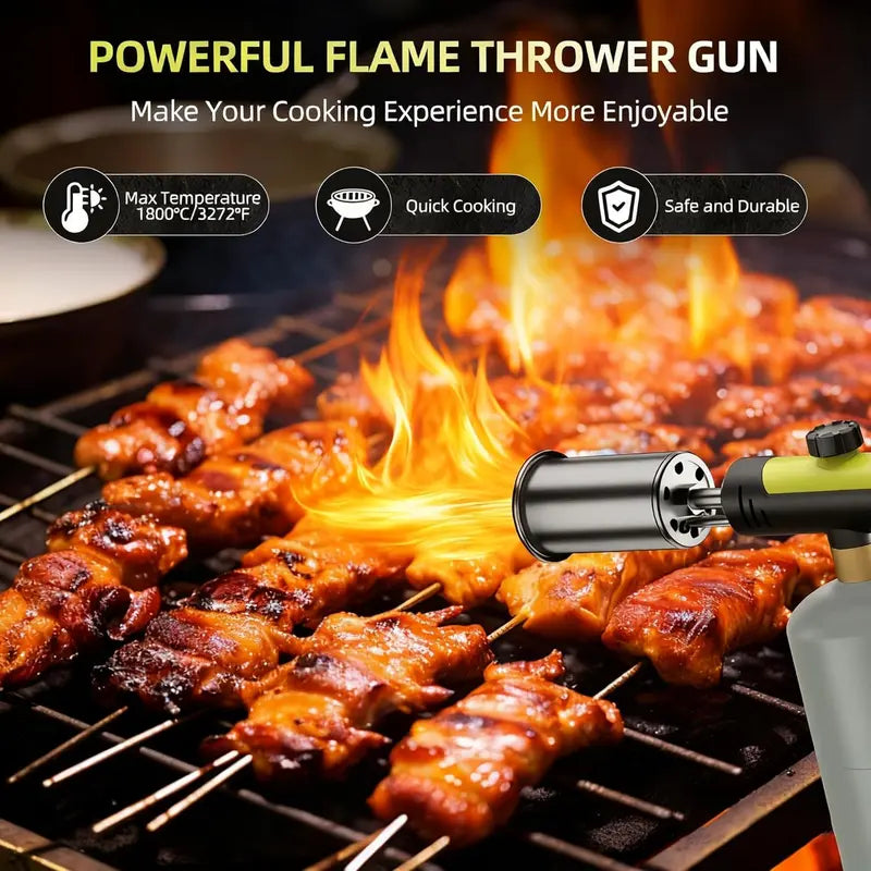 Heavy-Duty Portable Propane Torch With Max Flame Control