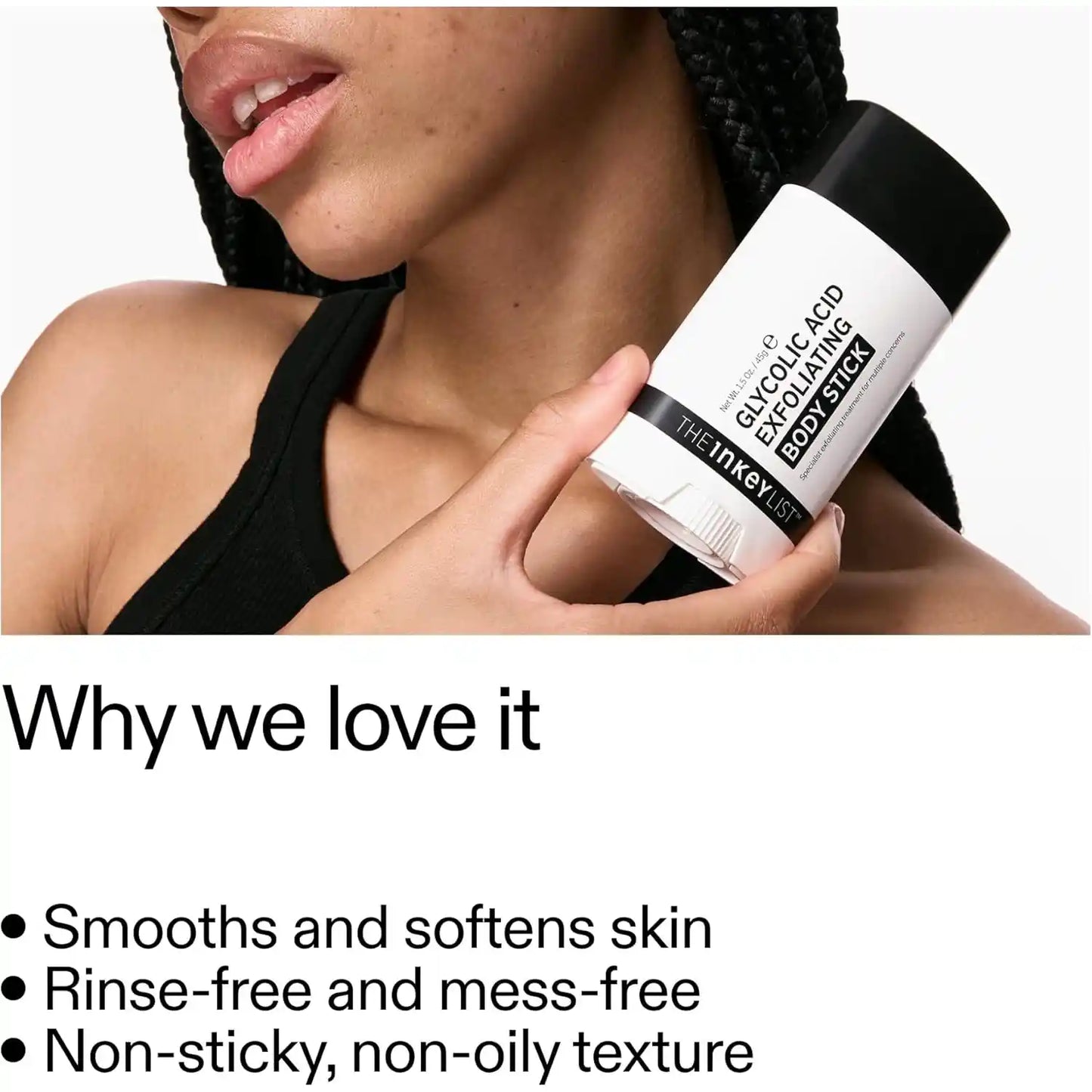 Exfoliating Body Stick – 7% AHA/BHA Formula For Smoother-Looking Skin Texture