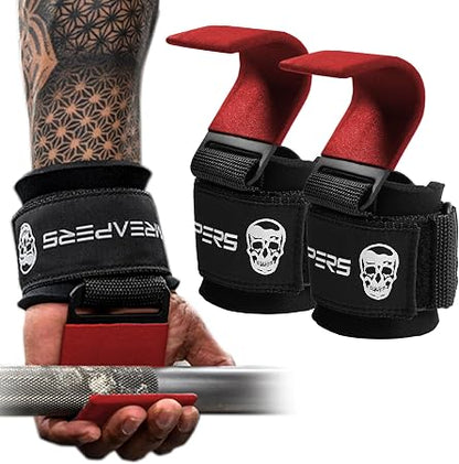 Heavy-Duty Weightlifting Hooks for Maximum Deadlift Strength | 2 Pack per Set