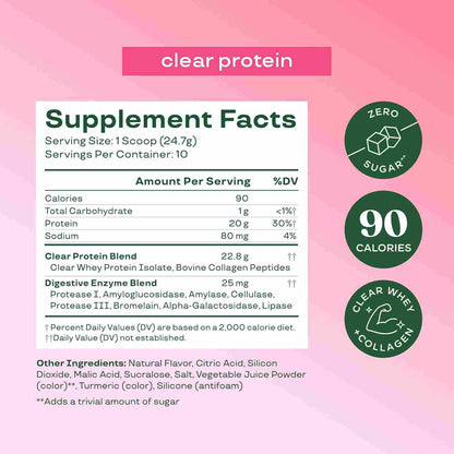 Fuel Your Body with Light, Juice-Like Clear Whey Isolate & Collagen Protein